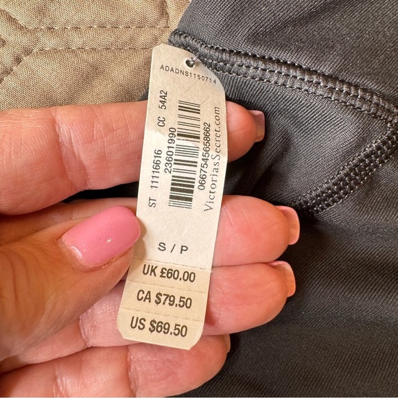 Victoria Sport Knockout Tight Women’s sz Small Black Shimmer Leggings NWT - Picture 5 of 9